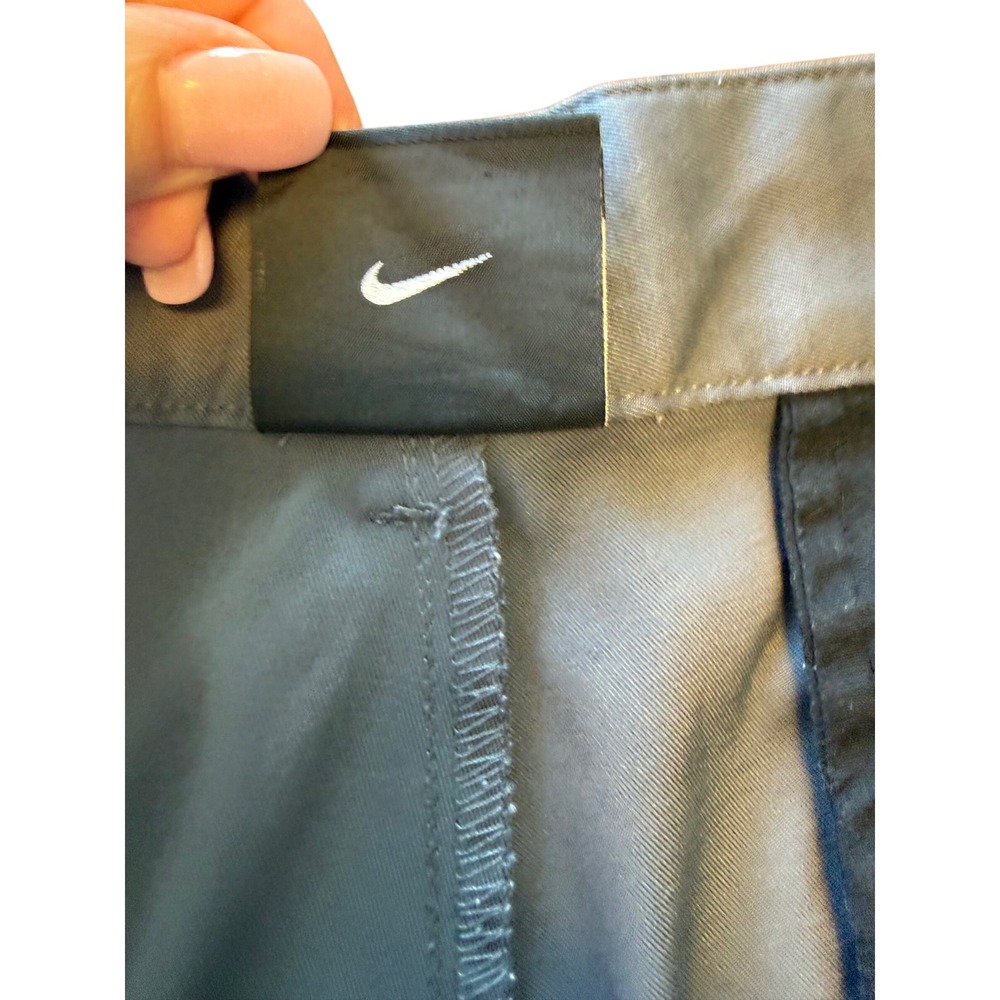 Nike Golf Dri-FIT Mens Gray Flat Front Performance Golf Pants 34x30 Stretch - Picture 6 of 8